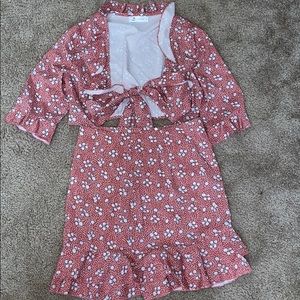 Floral two piece set